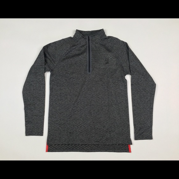 SPYDER ACTIVE 1/4 ZIP LONG SLEEVE LIGHTWEIGHT QUICK DRY BREATHABLE SHIRT - Picture 1 of 9